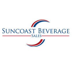 Logo for Suncoast Beverages, a beverage distributer in Fort Myers FL.