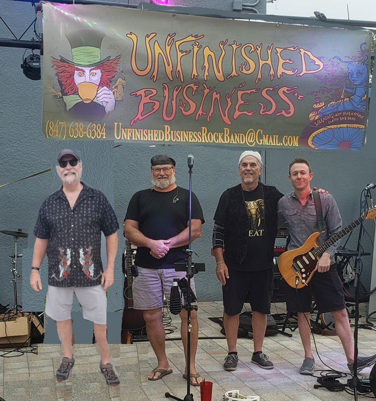 The musical group Unfinished Business