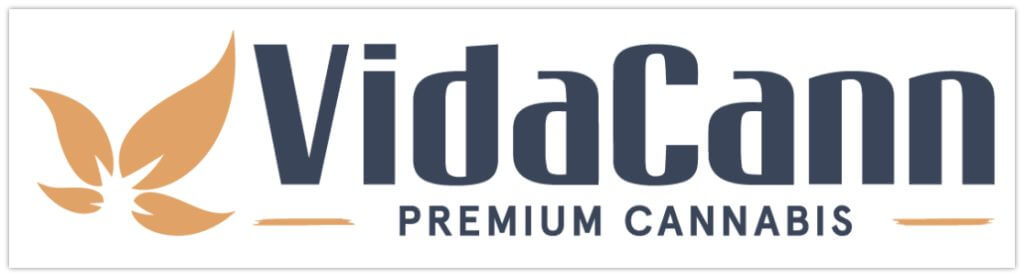 Logo for Vidacann Premium Cannabis.