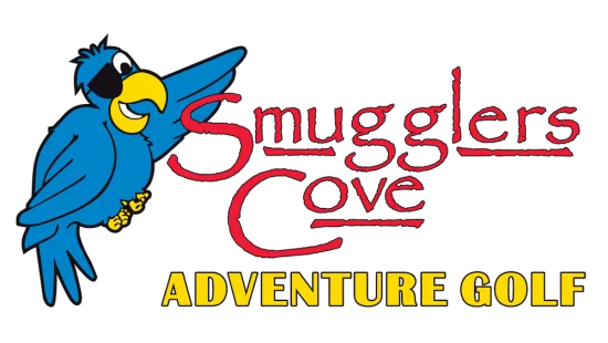Logo for Smugglers Cove Adventure Golf.